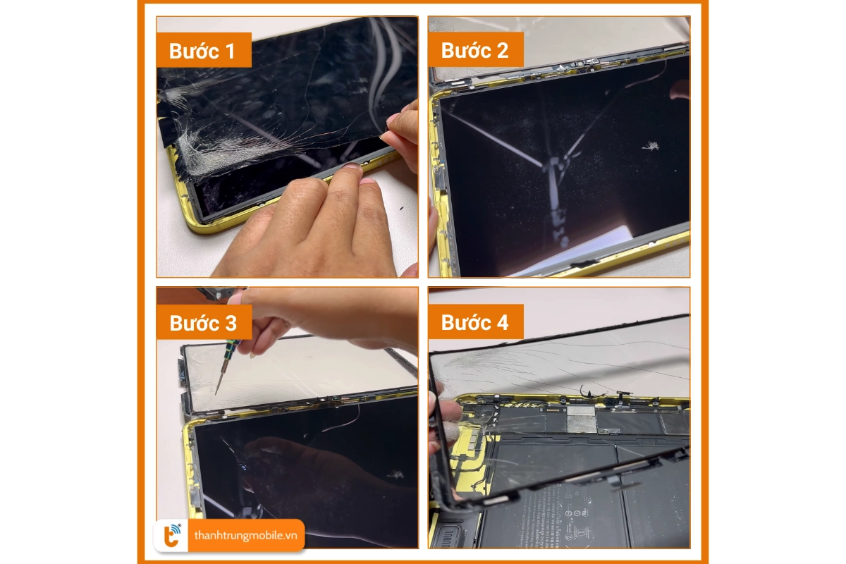 Dịch vụ ép mặt kính cho iPad Gen 10