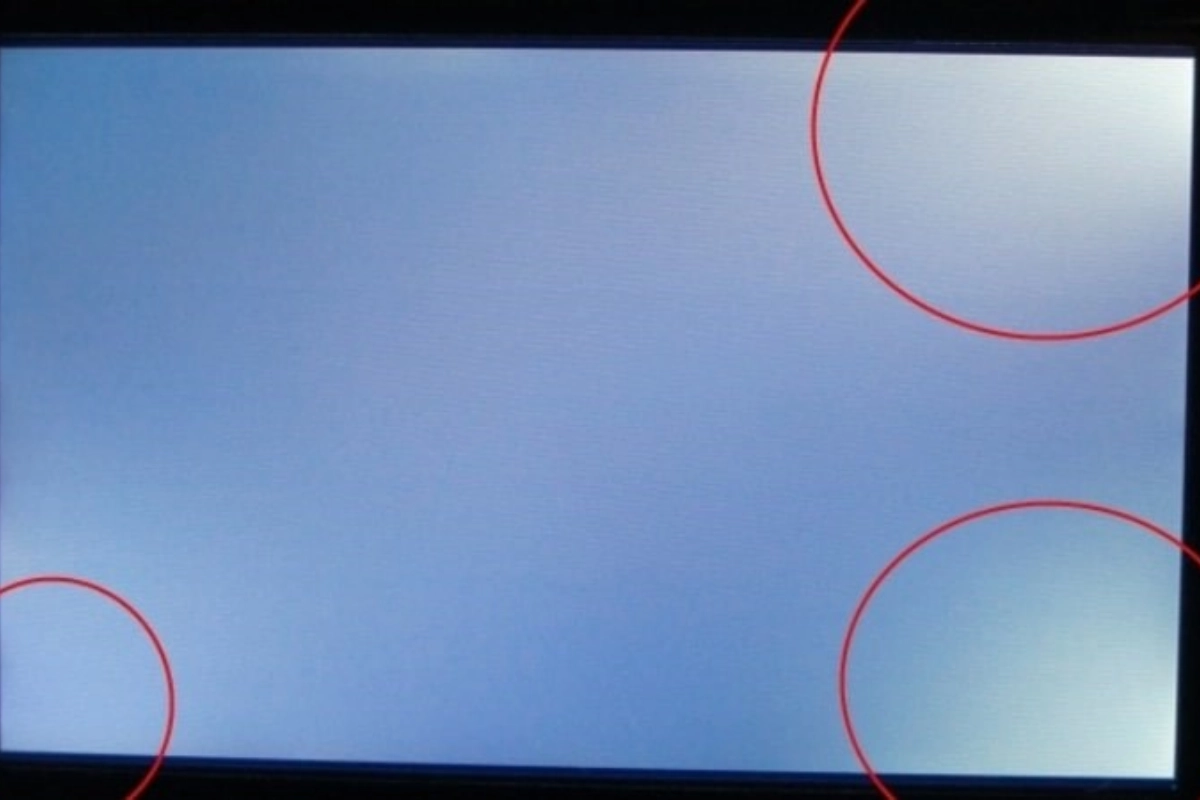 Màn hình iPad bị hở sáng