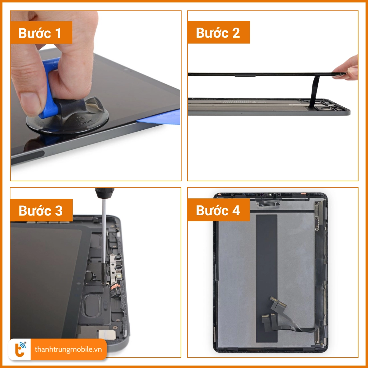 Quy trình thay cảm ứng iPad Pro 11 2020