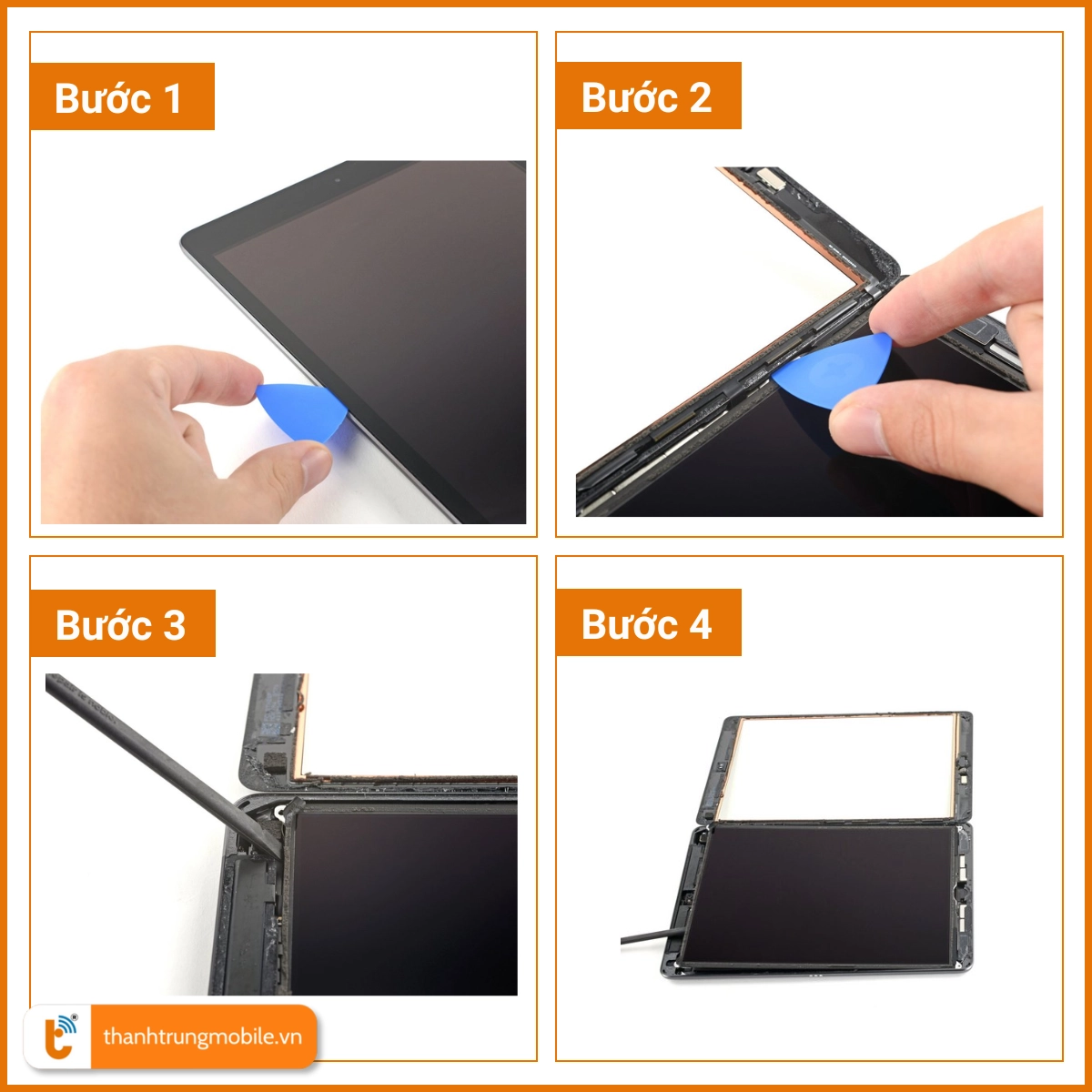 Quy trình thay màn iPad 8