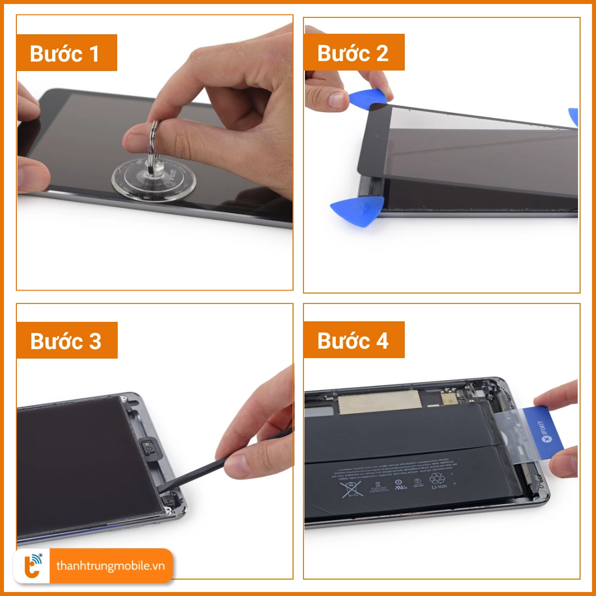 Quy trình thay pin iPad Mini 3