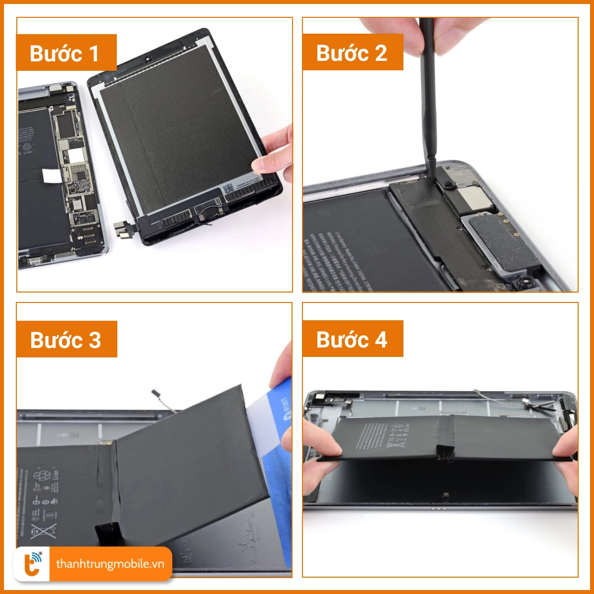 Quy trình Thay pin iPad Pro 9.7