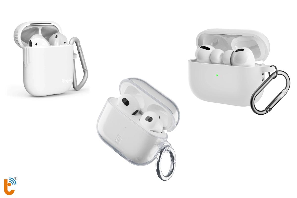 Sử dụng case cho Airpods để bảo đảm an toàn