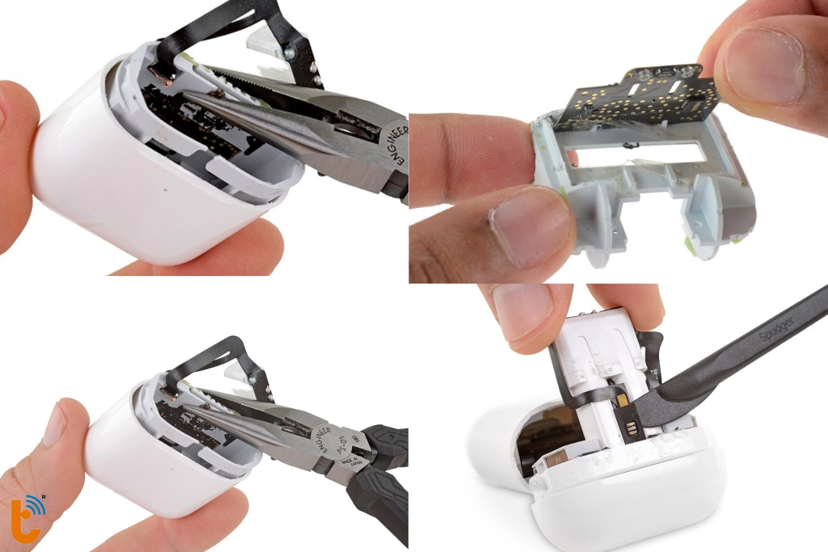 Quy trình kiểm tra và sửa chữa hộp sạc Airpods tại Thành Trung Mobile