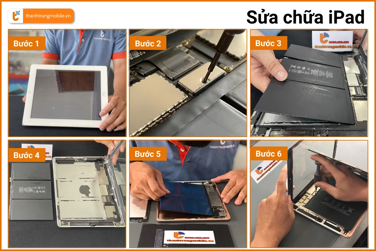 Dịch vụ sửa chữa iPad uy tín ở HCM