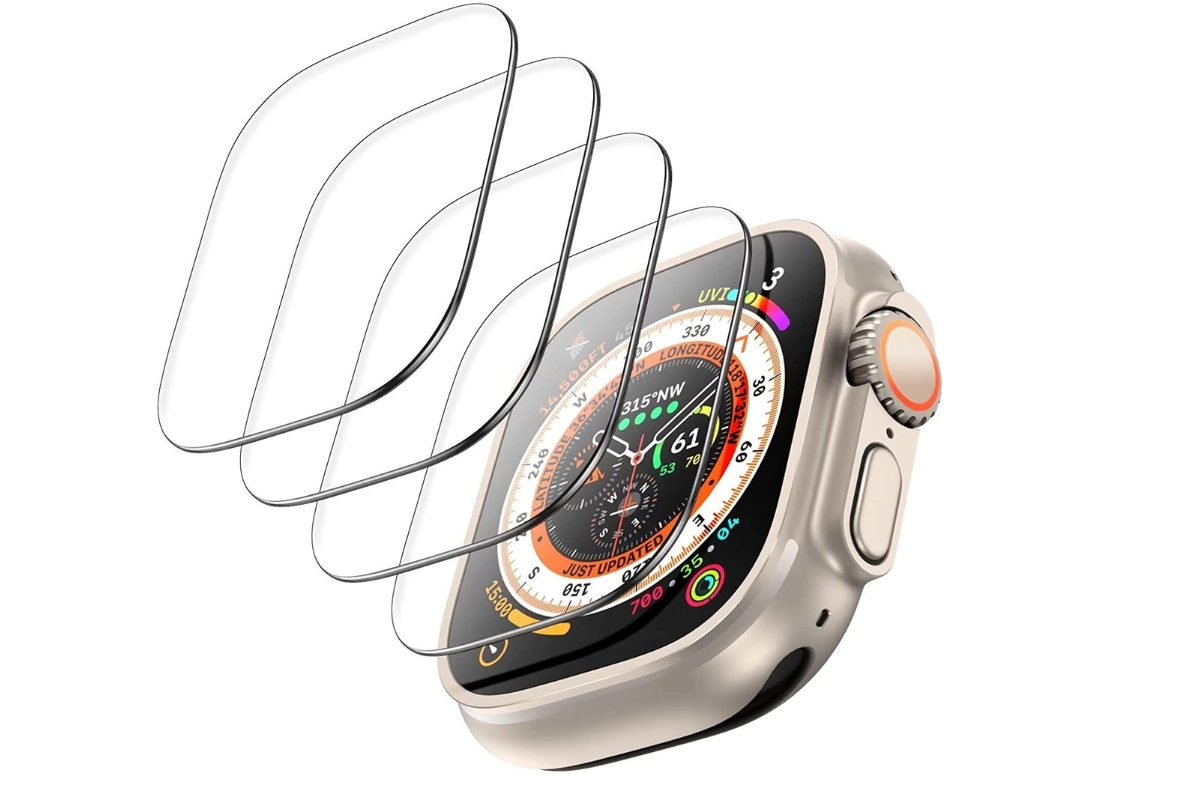 Dùng kính cường lực bảo vệ Apple Watch Ultra