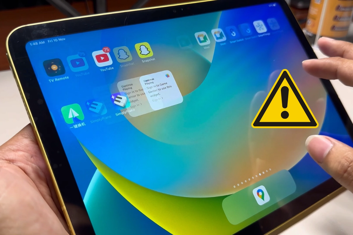 Cảm ứng iPad Gen 10 bị hỏng