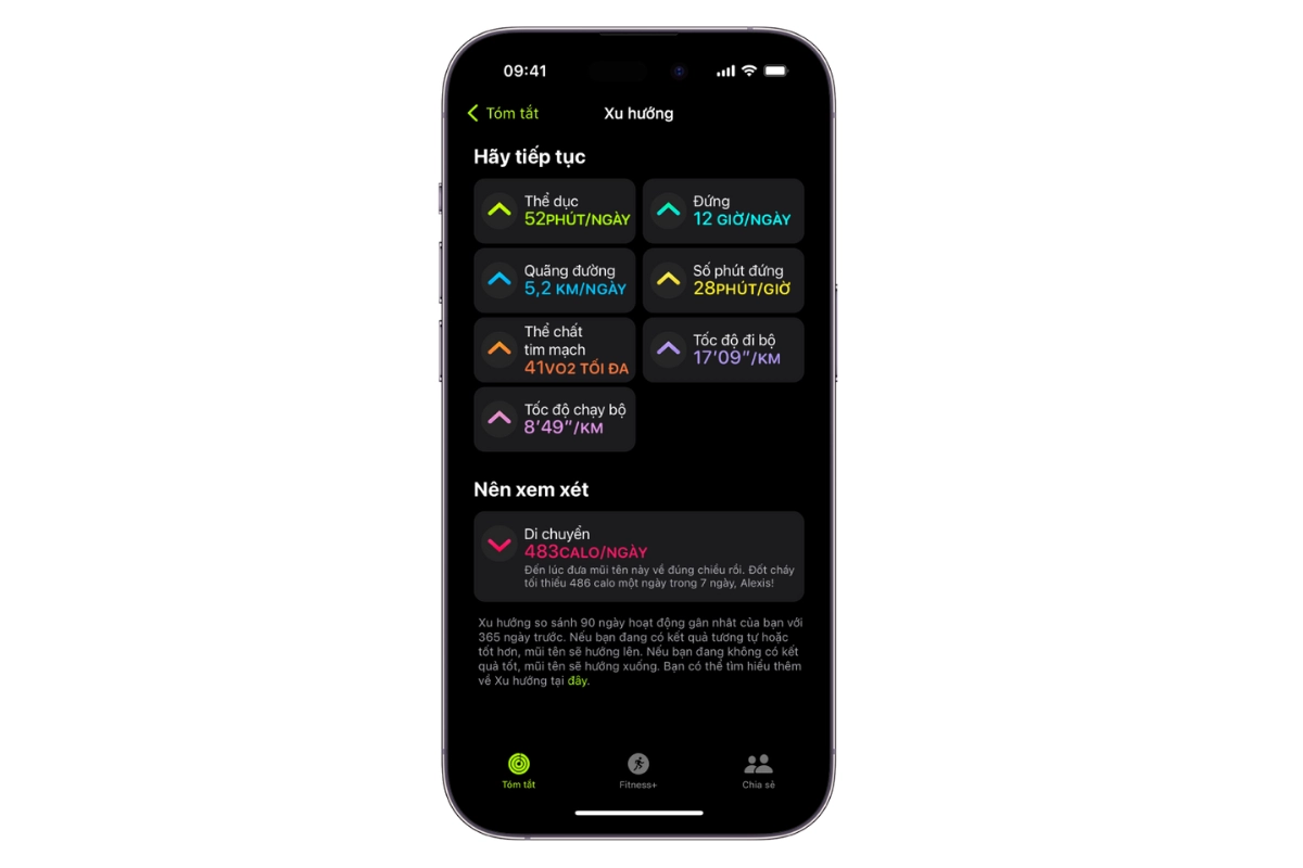 Tính năng theo dõi luyện tập trên Apple Watch Ultra