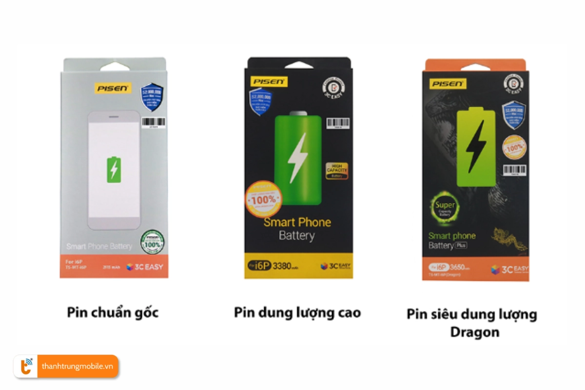 Các loại pin Pisen