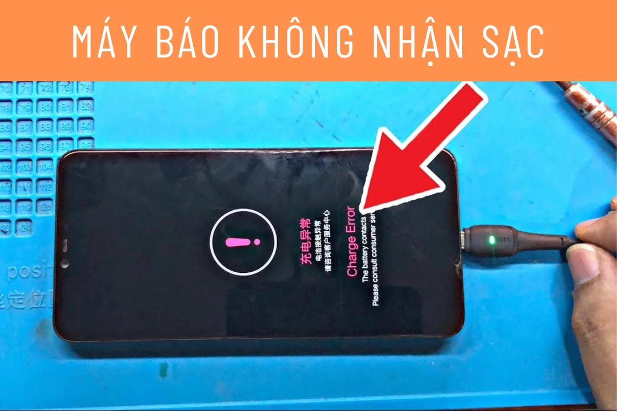 Oppo A3S không sạc pin 
