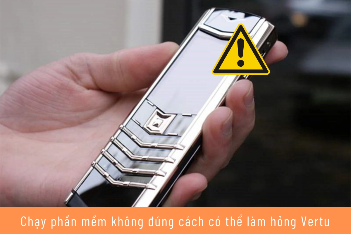 Chạy lại phần mềm cho Vertu