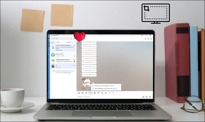 Chụp màn hình trên Zalo máy tính
