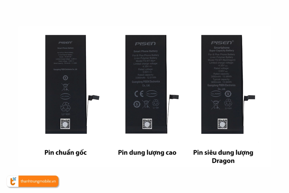 Dòng pin Pisen của iPhone 6