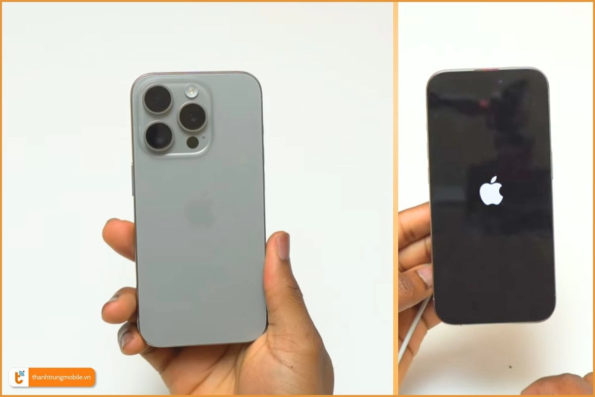 Hoàn thành thay vỏ iPhone 15 Pro max