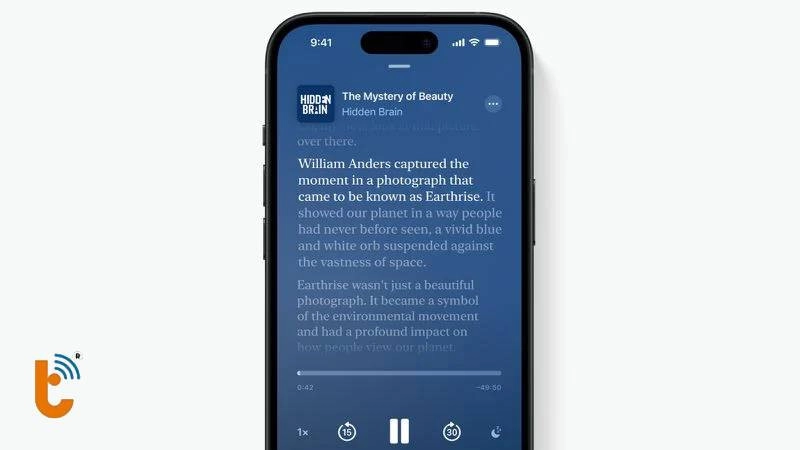 Bản ghi Apple Podcasts thông minh hơn
