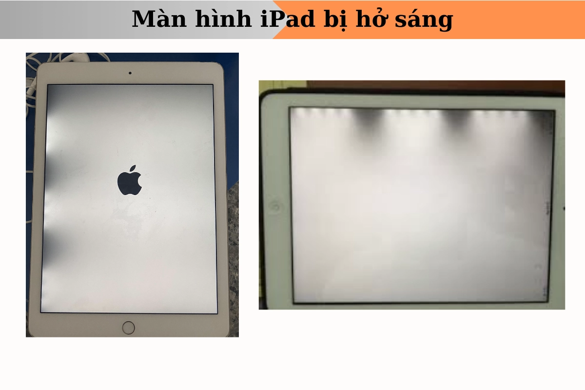 iPad bị hở sáng