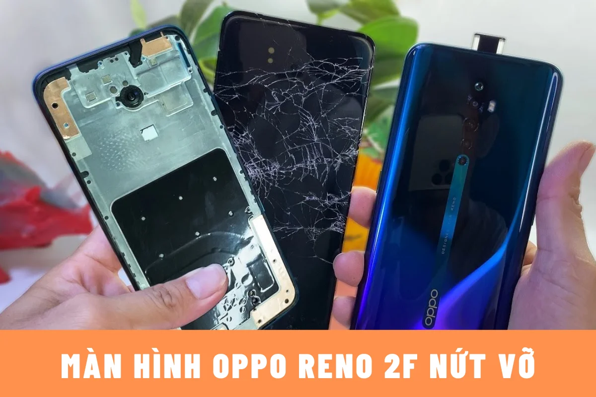 Màn hình Oppo Reno 2F nứt vỡ