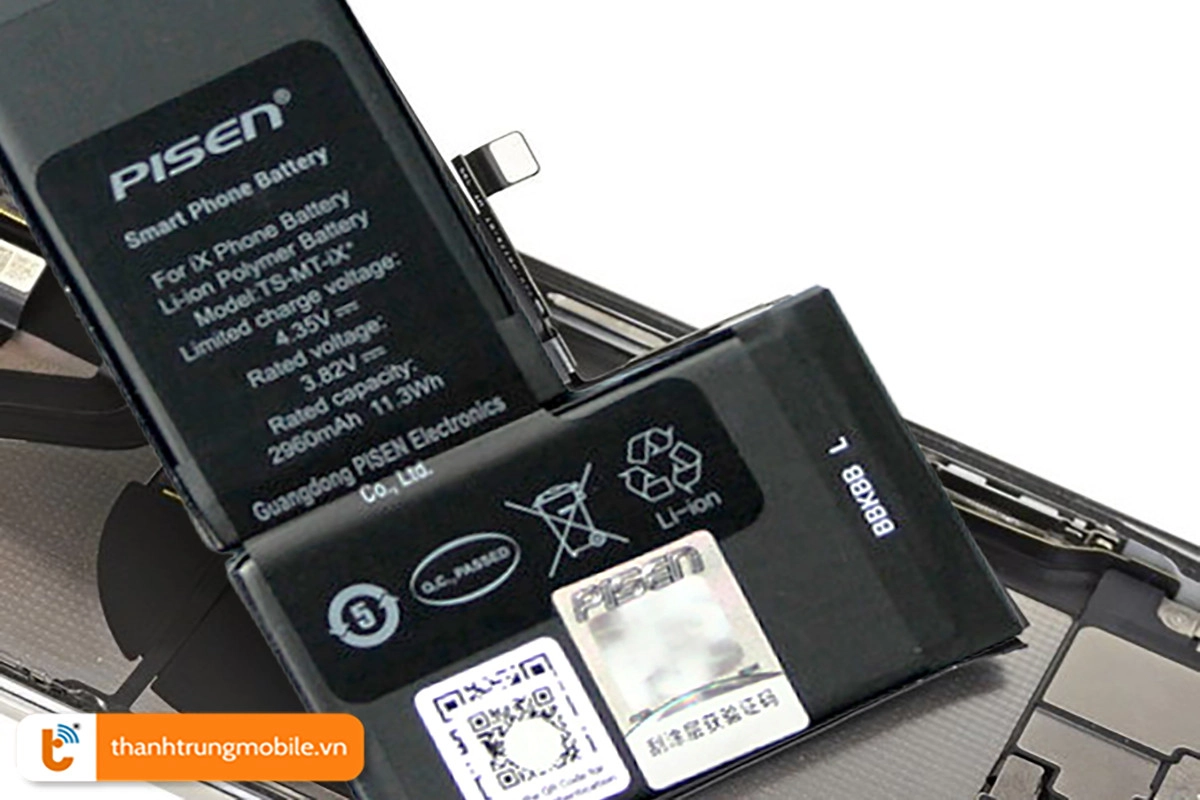 Thay Pin Pinsen Chính Hãng iPhone X