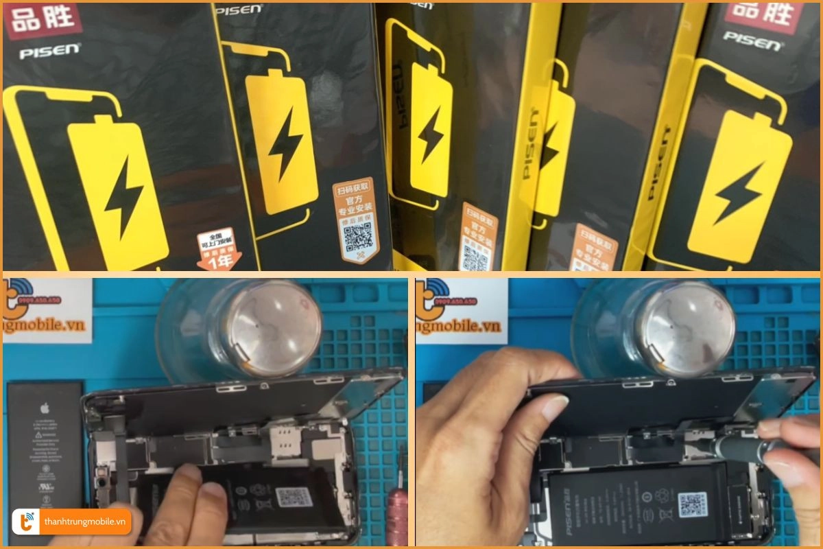 Thay Pin Pisen XR Dung Lượng Cao - Thành Trung Mobile