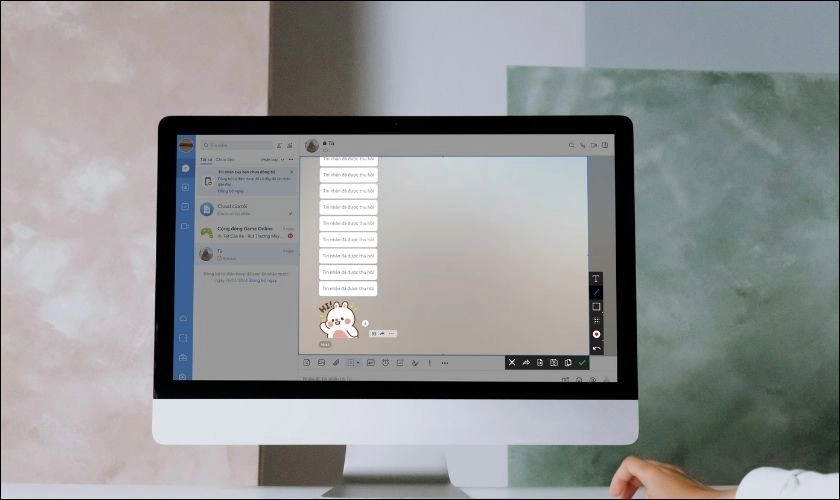 Tính năng chụp màn hình trên Zalo