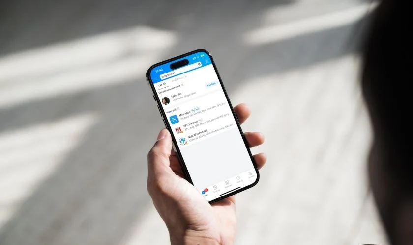 Tính năng tìm kiếm Zalo bằng tên