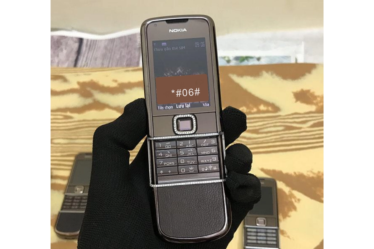 Kiểm tra IMEI bằng cách nhấn *#06#