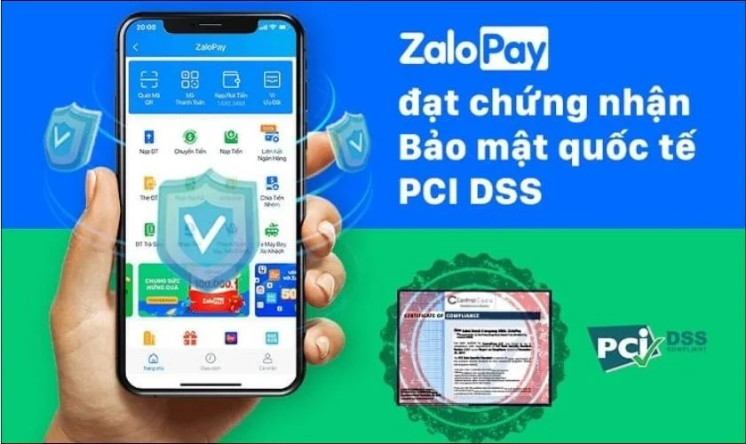 ZaloPay bảo mật cao