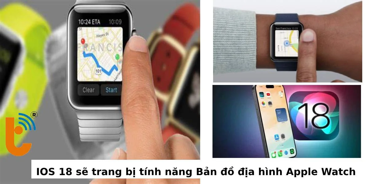 Bản đồ địa hình Apple Watch sẽ có trên iPhone chạy iOS 18