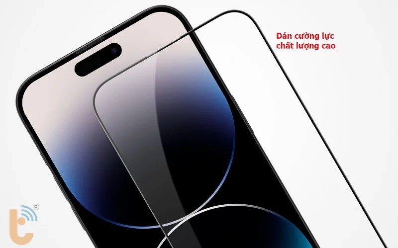 Dán cường lực chất lượng cao giúp bảo vệ màn hình Iphone 14 Pro hiệu quả