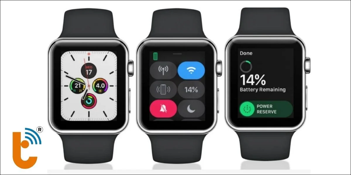 Tình trạng pin sẽ được hiển thị ở đầu màn hình.