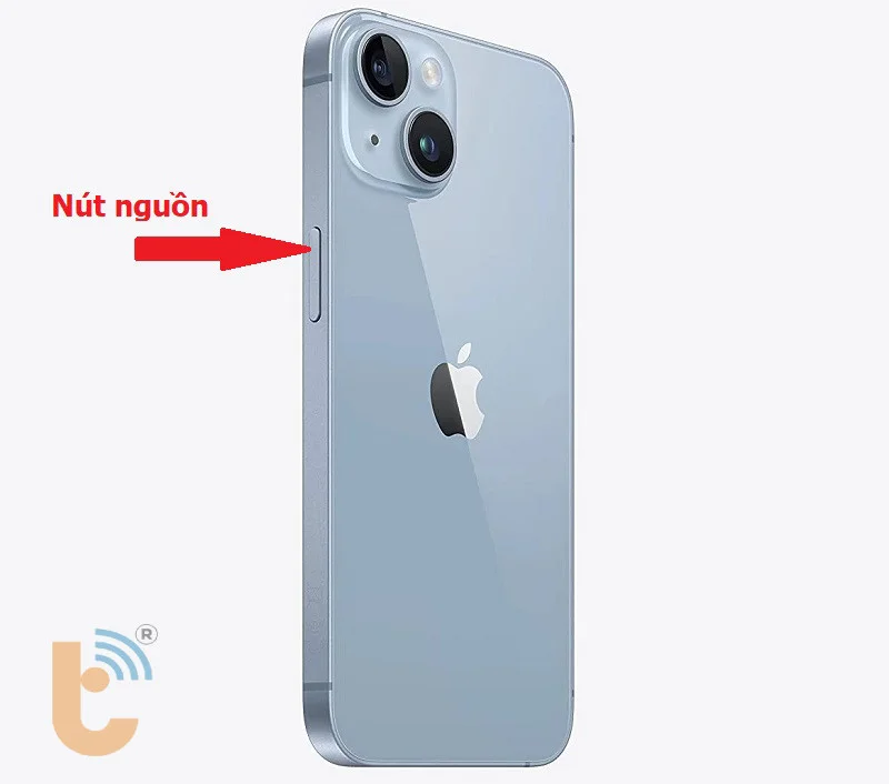 Tắt màn hình bằng nút nguồn iPhone 14 Plus là cách nhanh chóng đơn giản nhất