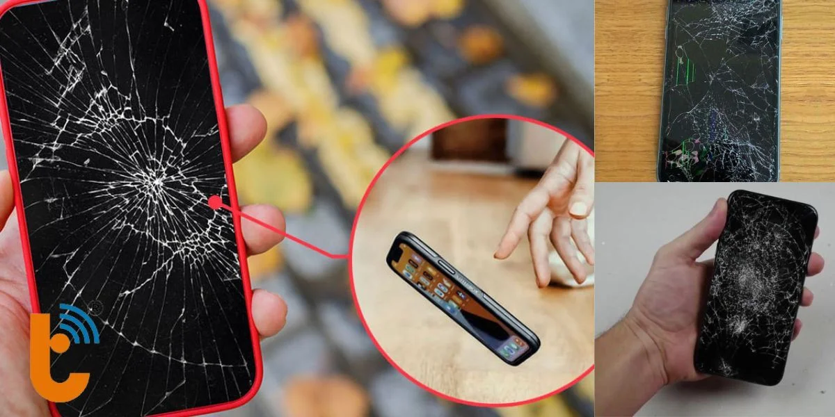 iPhone 13 bị va đập gây vỡ màn hình