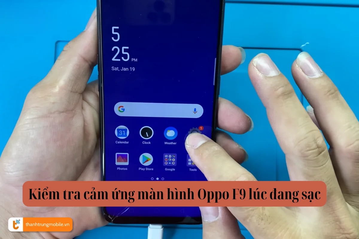 Oppo F9 loạn cảm ứng