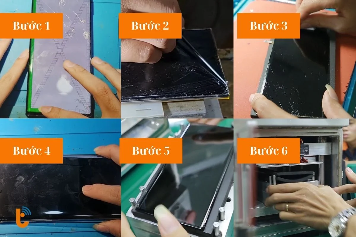 Quy trình thay ép kính Samsung Note 10 Plus