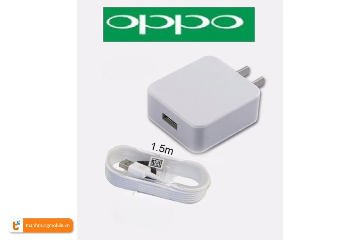 Sử dụng cáp sạc chính hãng cho Oppo A83