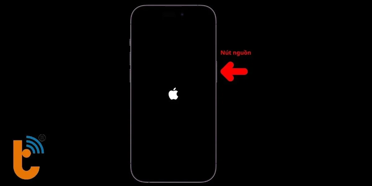 Sử dụng nút nguồn để tắt màn hình iPhone 14 Pro