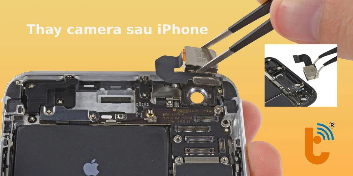 Thay camera sau điện thoại iPhone