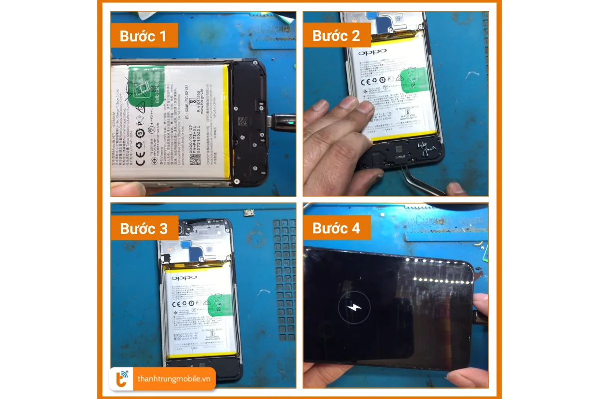 thay chân sạc Oppo A12