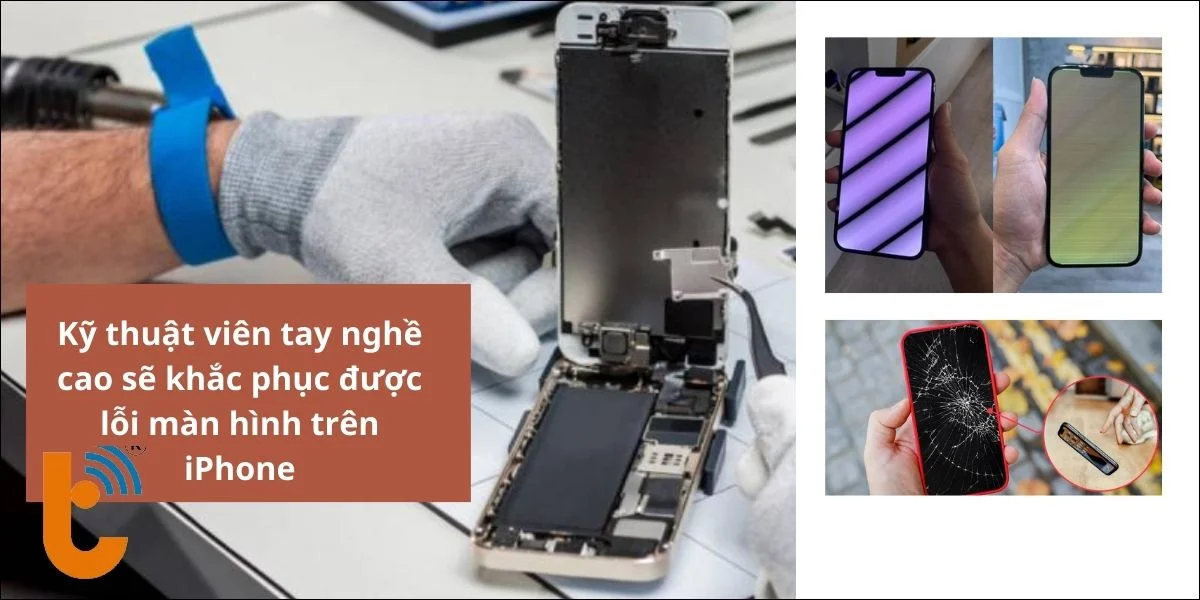 Thay màn hình tại trung tâm uy tín, chất lượng, có kỹ thuật viên lành nghề, tay nghề cao