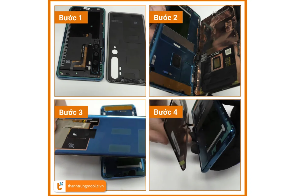 Thay màn Mi Note 10 chính hãng