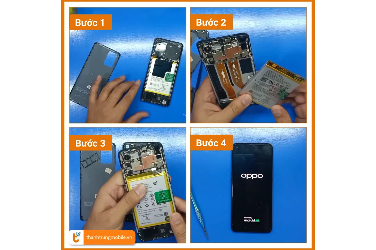 thay pin Oppo A95 giá rẻ HCM