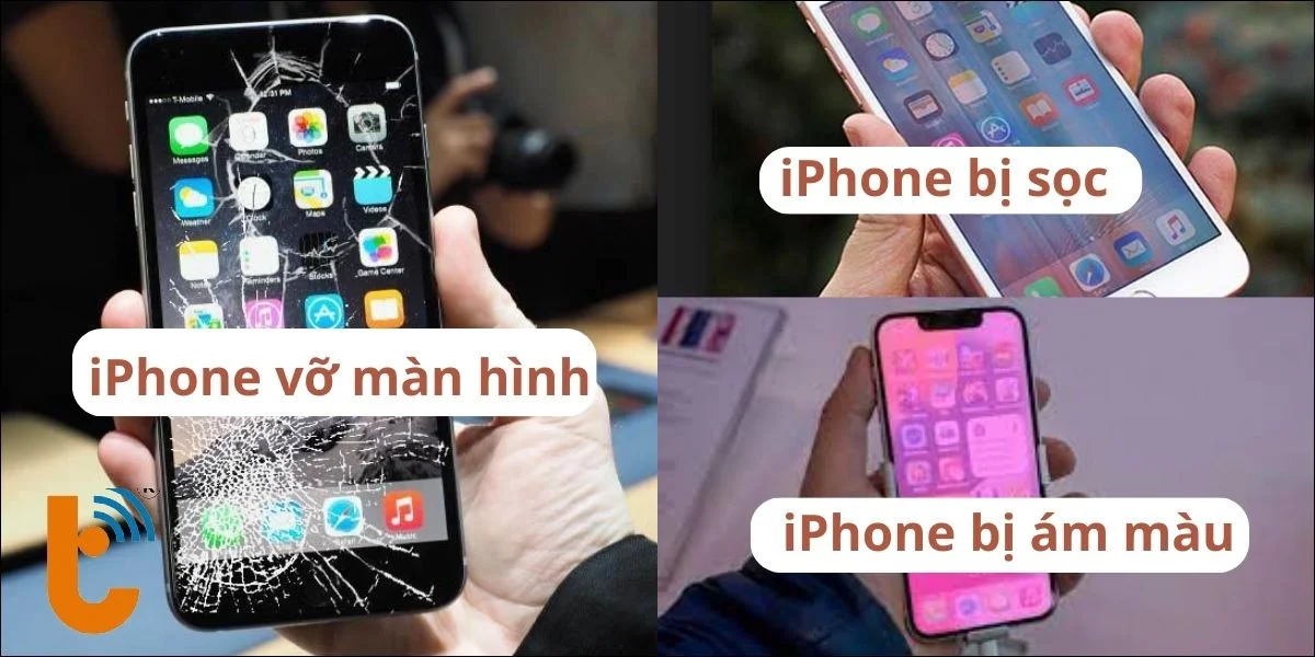 Trường hợp cần thay màn hình iPhone