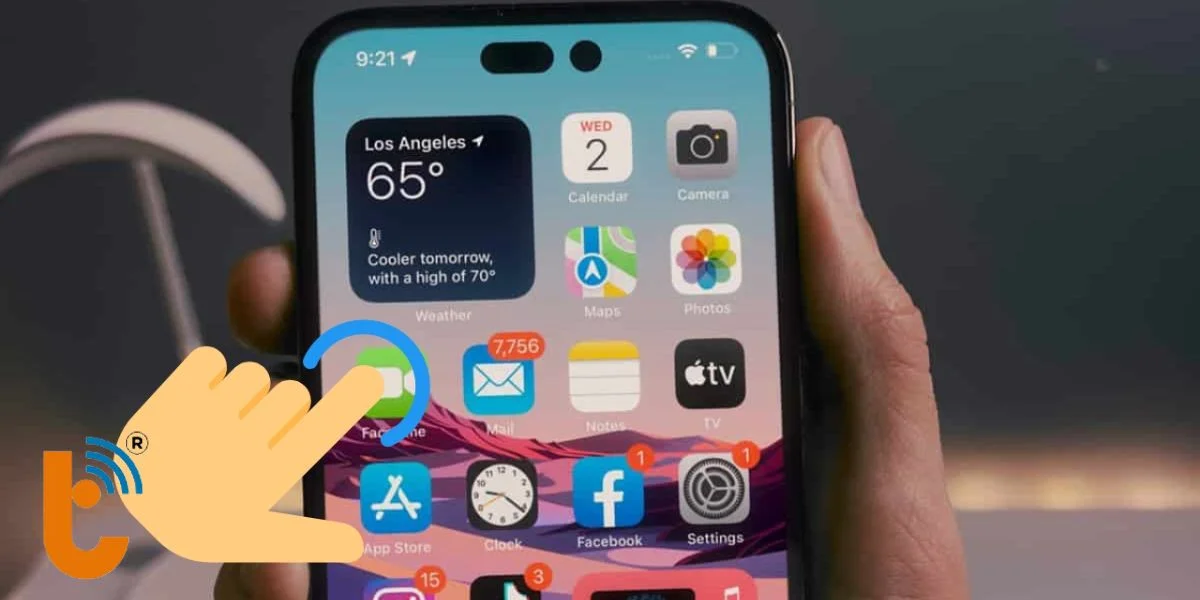Vuốt màn hình để kiểm tra cảm ứng có mượt mà và nhạy bén hay không