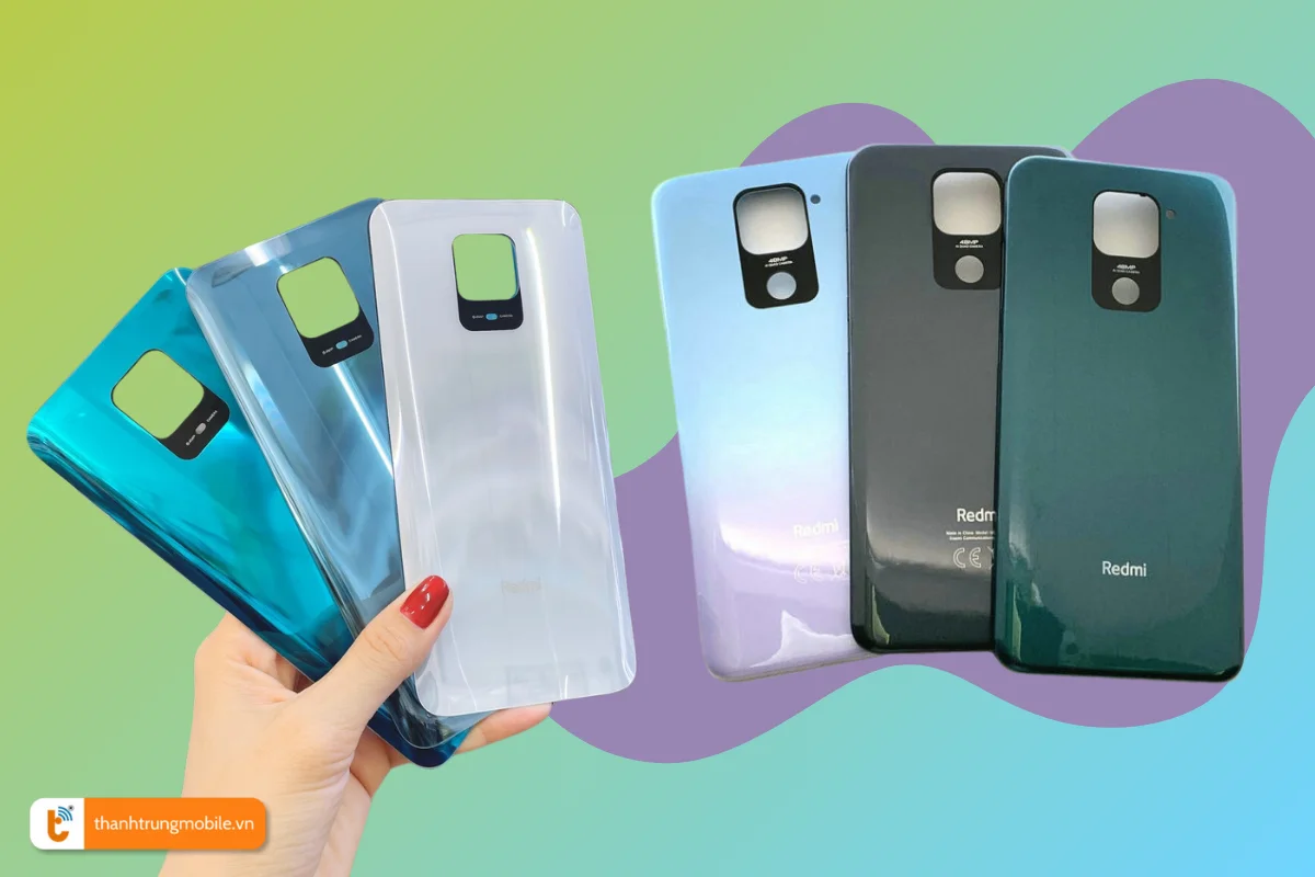Các mẫu nắp lưng Redmi Note 9S, 9 Pro, 9 tại Thành Trung Mobile 