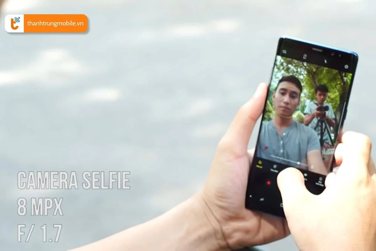chup anh chan dung xoa phong bang camera samsung note 8