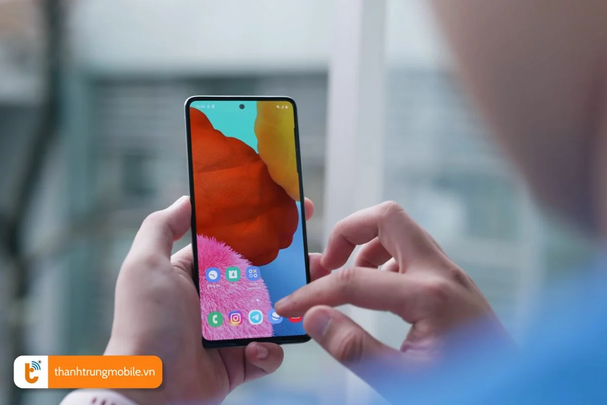 cong nghe cam ung tren samsung a51