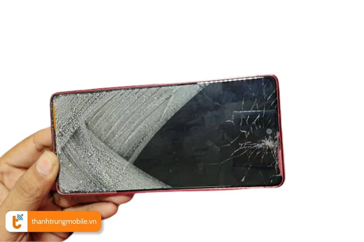 dau hieu can ep kinh samsung S20 FE