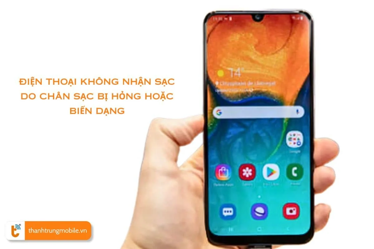 dau hieu can thay chan sac samsung a50, a50s