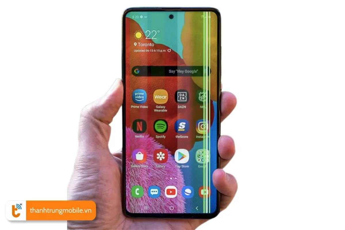 dau hieu can thay man hinh samsung a51