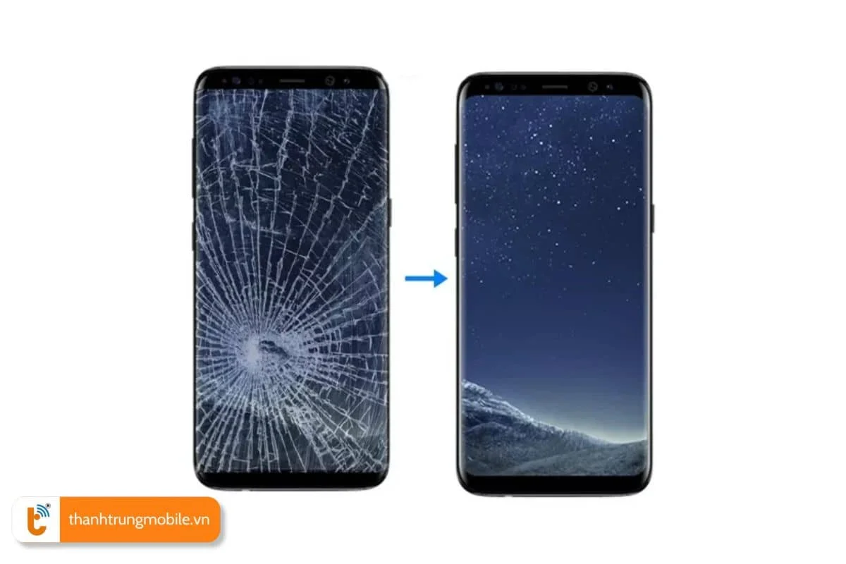 dấu hiệu cần thay màn hình samsung A80